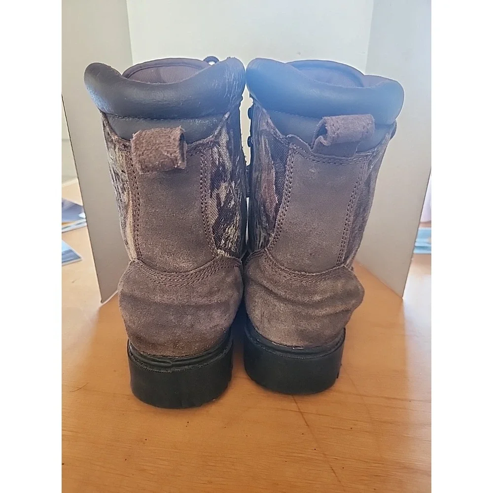 RedHead Brown Suede Winter & Rain Boots with Camouflage Trim